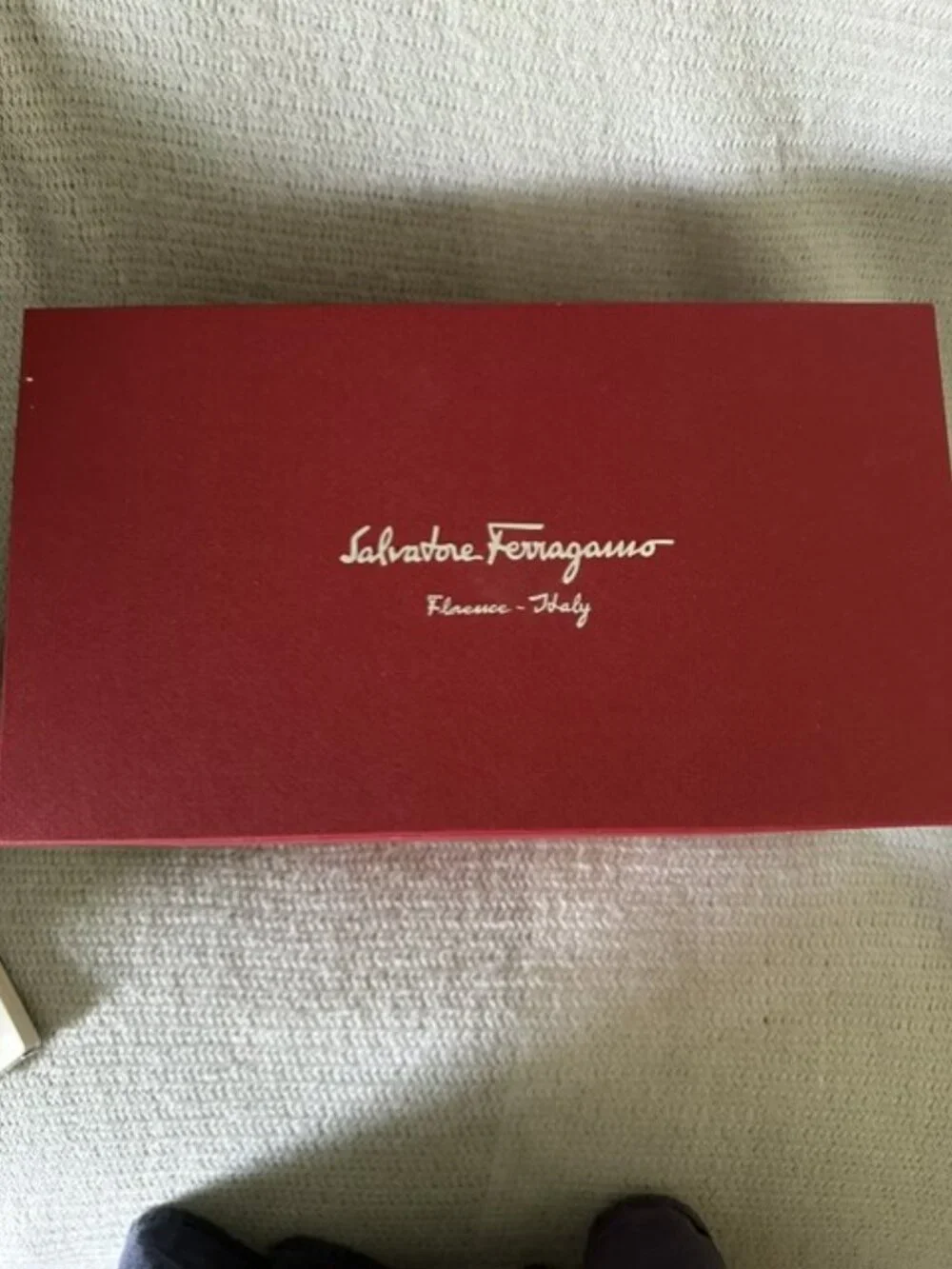 Brand New Women's Size 4B Salvatore Ferragamo Beige Wedge Shoes